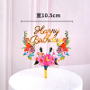 Brand acrylic decorations, flowered, factory direct supply