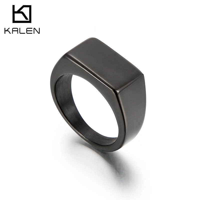 Fashionable glossy creative ring stainless steel