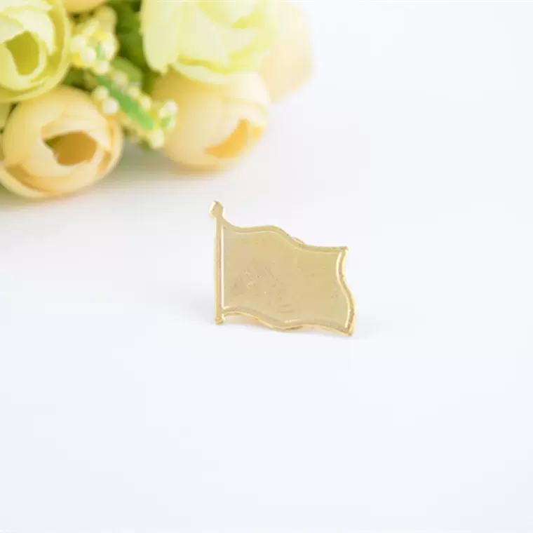 厂家批发 徽章长方形 双面旗形圆形空白底可印刷logo贴纸滴胶