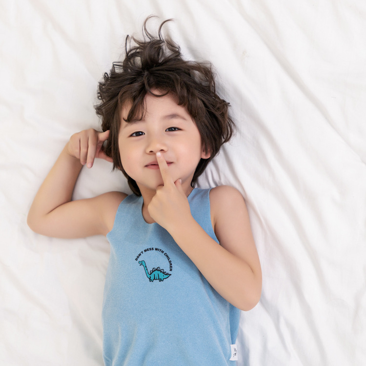 清  加厚兒童背心男女童秋冬保暖雙面絨馬甲 寶寶貼身打底衫批發