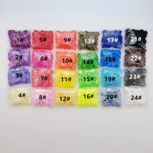 T5四合扣塑料暗扣1.2CM彩色纽扣按扣树脂子母扣对扣20套/1包袋装