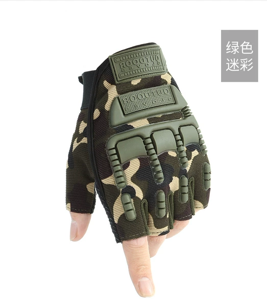 Free half finger camouflage color