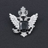 Angel wings suitable for men and women girl's, fashionable brooch, universal cloak, pin, badge, with gem