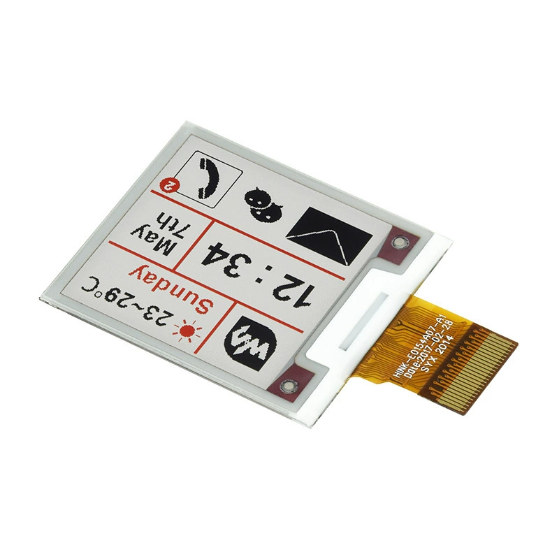 Модуль электронного бумажного дисплея micro: Raspberry Pi 4, 1.54 дюйма, тип B, незастеклённый экран, красно‑чёрно‑белая гамма