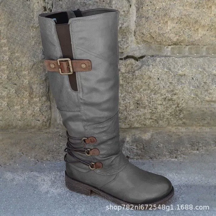 Высокие ботинки Martens демисезонные, plus size, до середины голени, размеры 35–43, несколько цветов
