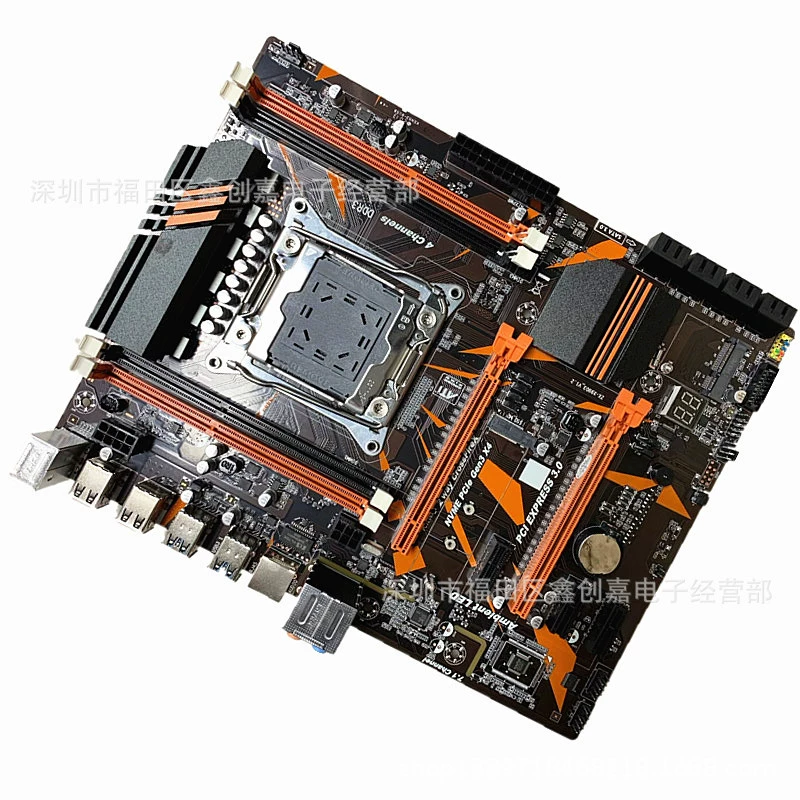 Новая материнская плата X99 компьютер 2011-V3 держатель DDR3 память поддерживает V3CPU супер X79 E5-2680v2
