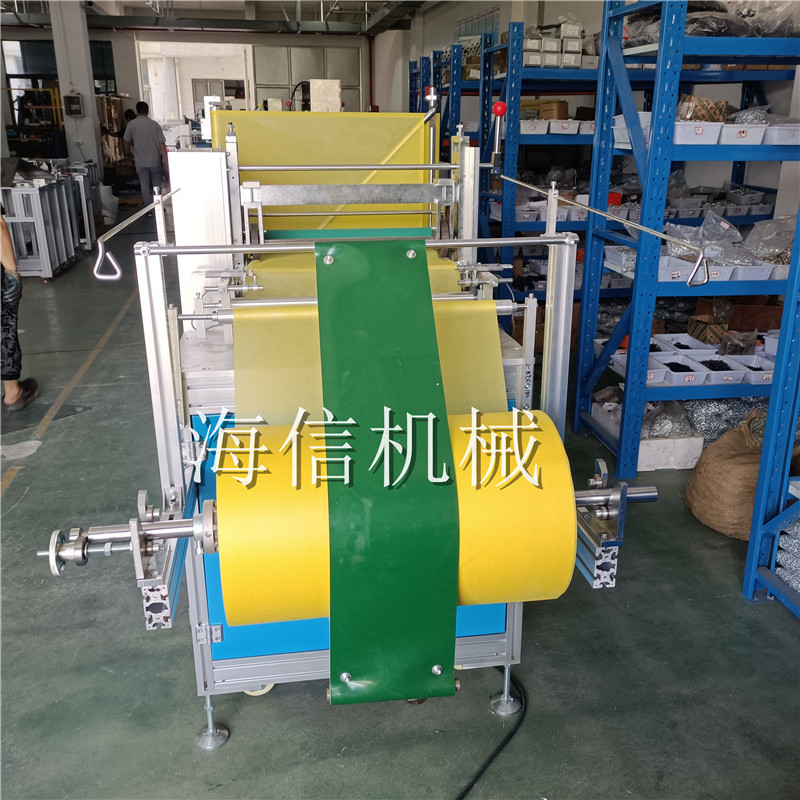 医生帽绑带机 加厚透气防尘帽生产设备 防脱发无纺布手术帽机台