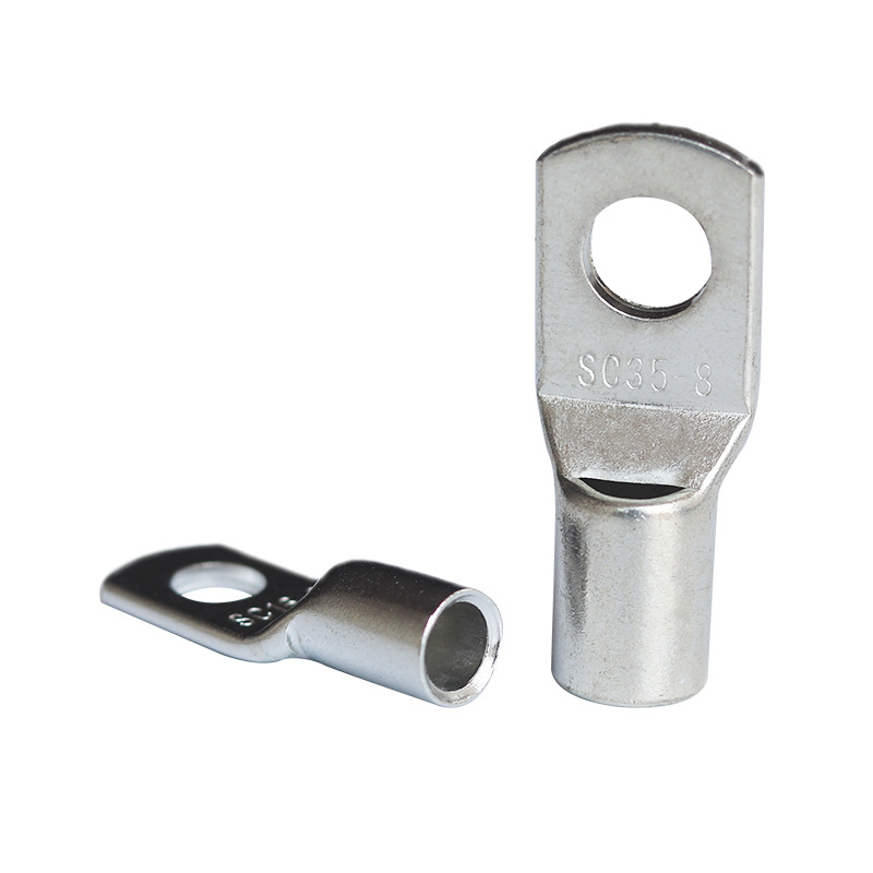 厂家直销全规格SC10-6/8 铜鼻子接线端8窥口铜接线端头冷压铜线耳