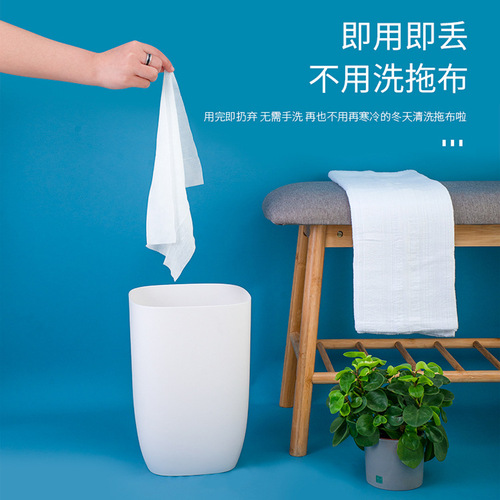 Disposable mop electrostatic dust removal convenient no-wash household flat mop vacuum paper wet and dry lazy mop