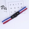 Red, white and blue stripes+Japanese characters
