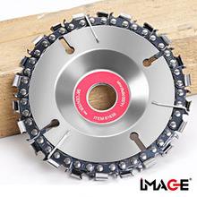 跨境角磨机木工链条盘木材开槽锯片 木工油锯盘木工链条盘切割片