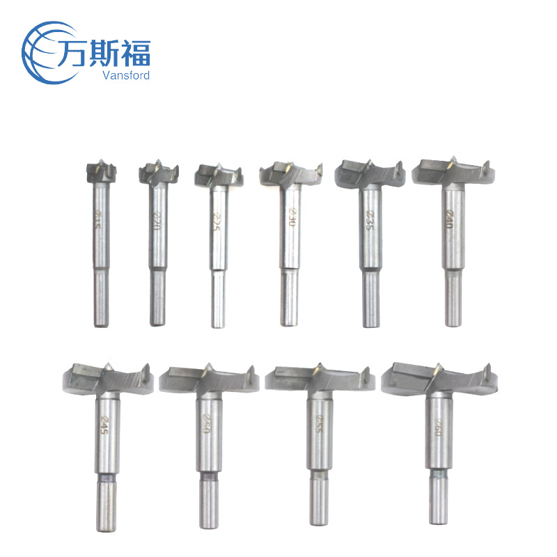 木工开孔器套装木工平翼钻组套Forstner Drill Bits跨境热销钻头