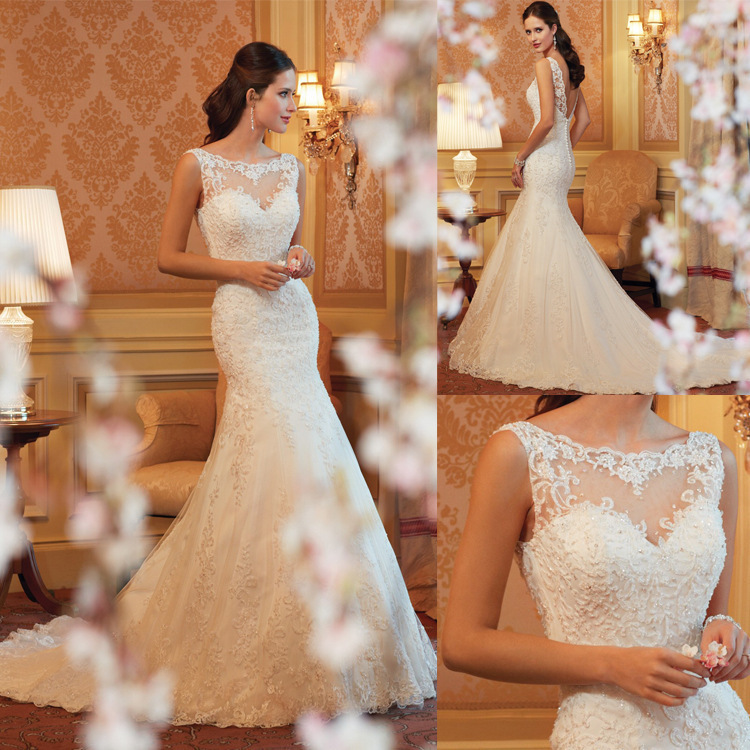 Mixed Batch of 2025 New Export Lace Fishtail Wedding Dress Bride Large Size Custom Wedding Dress Small Tail Slim Wedding Dress Slimming Look Mixed Batch of 2025 New Export Lace Fishtail Wedding Dress Bride Large Size Custom Wedding Dress Small Tail Slim Wedding Dress Slimming Look