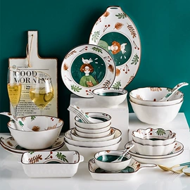 陶瓷餐具套装;碗;碗碟盘套装