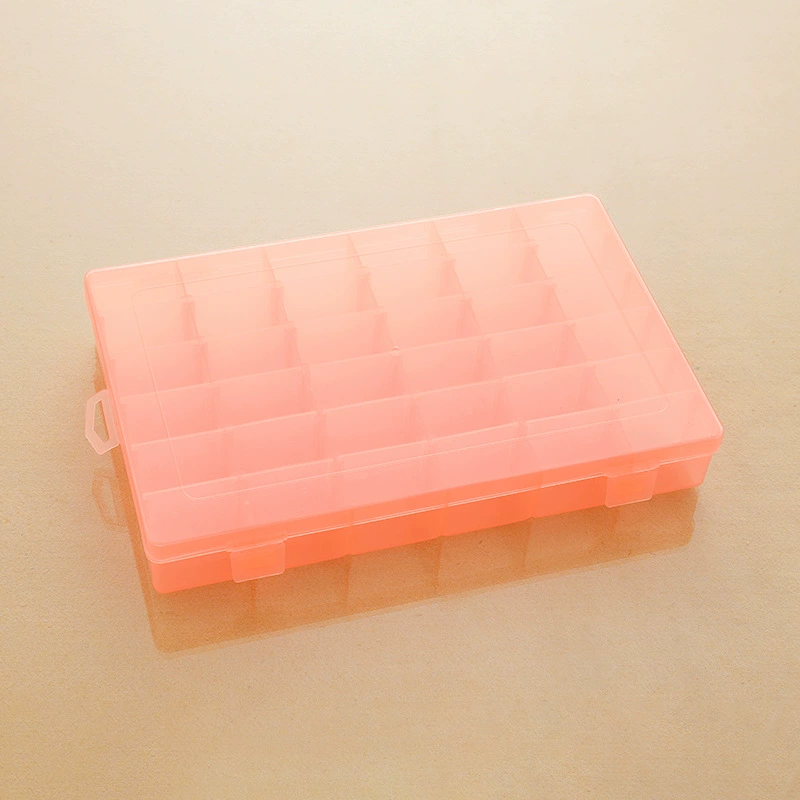 Detachable plastic universal accessory with beads, table transparent storage box, 36 cells, DIY