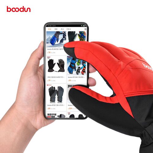 BOODUN/Best Winter Outdoor Ski Gloves 3M Fleece Lining Climbing Waterproof Warm Gloves