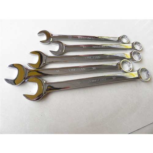 Dual-purpose wrench, double-headed open plum blossom multi-functional auto repair and maintenance tool, dual-purpose plum blossom wrench set