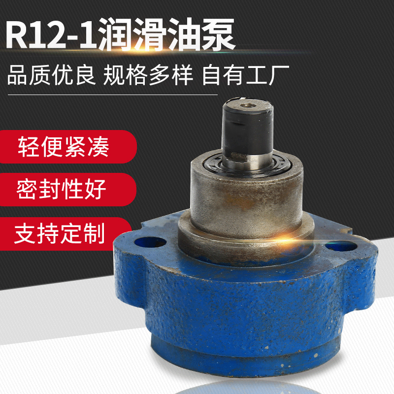 R12-1 two-way lubricating oil pump lathe lubrication gear pump lubrication pump vane pump cast iron machine tool oil pump
