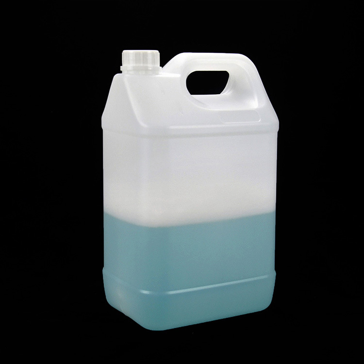 5L升手提化工桶PE酒精桶 洗洁精消毒液清洁剂桶 油壶塑料扁形方桶