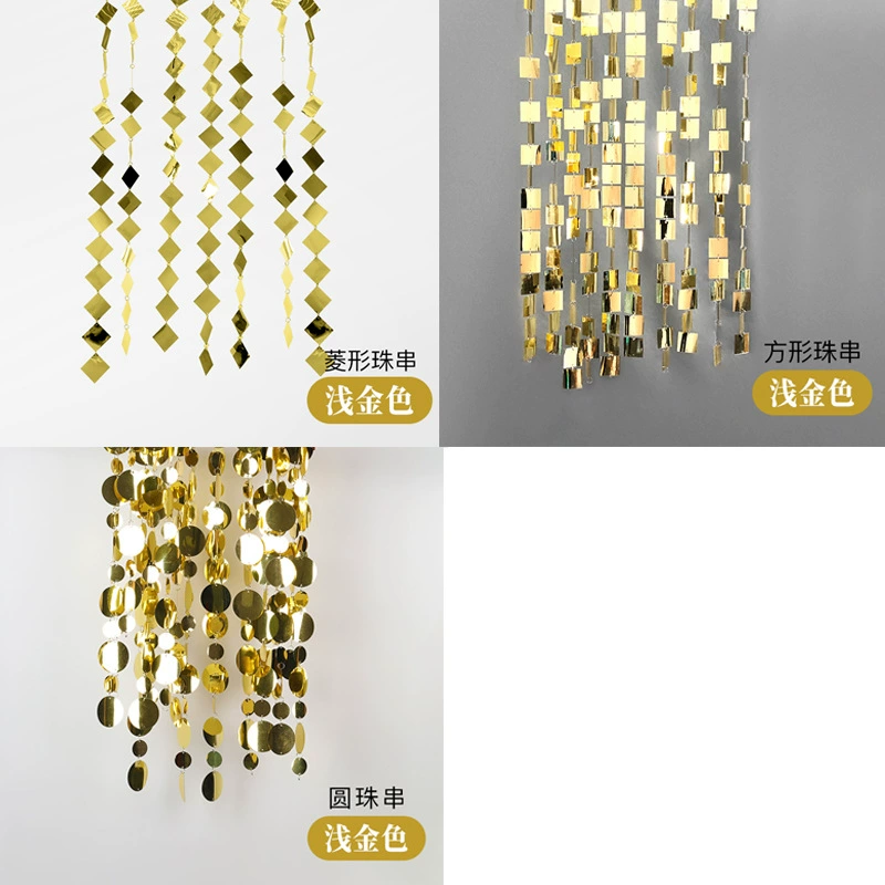 Wedding activity festival sequin string wedding sequin string silver decorative sequins decorative sequent curtain sequin curtain