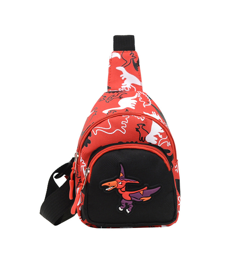Bolso de los niños del estilo coreano 2023 otoño nuevo bolso de hombro lindo dinosaurio mini bolso de pecho moda niños y niñas bolsa de mensajero
