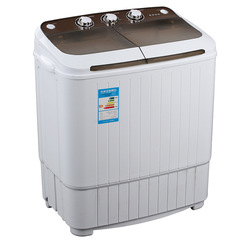 Store Wholesale Dual-Tank Semi-Automatic Household Small Washing Machine Dehumidifier Spin Dryer Stainless Steel One-Time Shipping