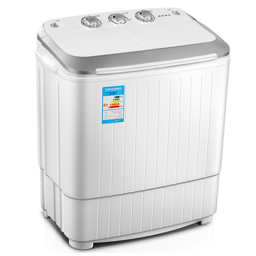 Store Wholesale Dual-Tank Semi-Automatic Household Small Washing Machine Dehumidifier Spin Dryer Stainless Steel One-Time Shipping