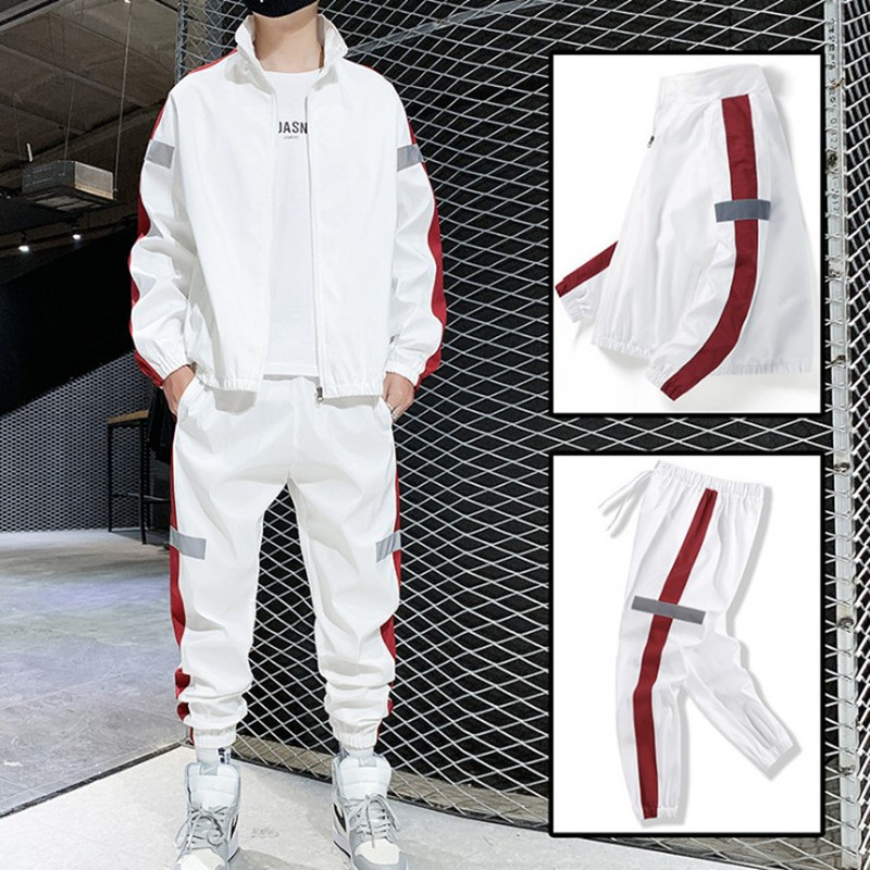suit Men's 2024 Spring New Casual suit Youth Korean Sports Two-piece plus size Sports suit Trendy suit Men's 2024 Spring New Casual suit Youth Korean Sports Two-piece plus size Sports suit Trendy