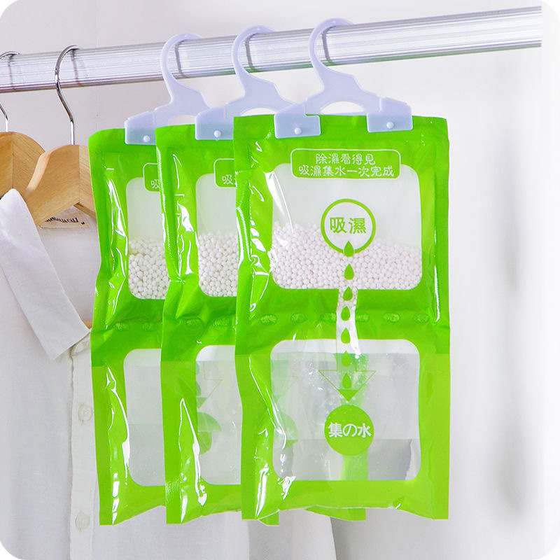 Hangable wardrobe dehumidifier, moisture-absorbing bag room dehumidifier, wardrobe closet hanging moisture-absorbing bag, mold-proof dehumidification