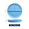 One person eats ceramic split plate snack plates online red ins