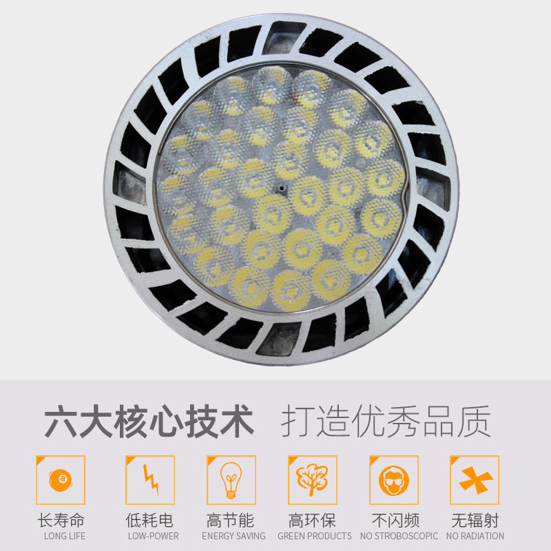 2023 nueva lámpara fresca estándar nacional de carne de cerdo tienda de verduras deli Par30 tienda de verduras marinadas led focolight bombilla e27 conector