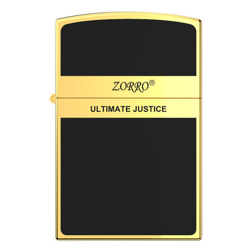 Zorro official kerosene lighter men's brass windproof open flame creative personality manufacturer wholesale