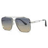 Men's fashionable metal sunglasses, European style, 2020