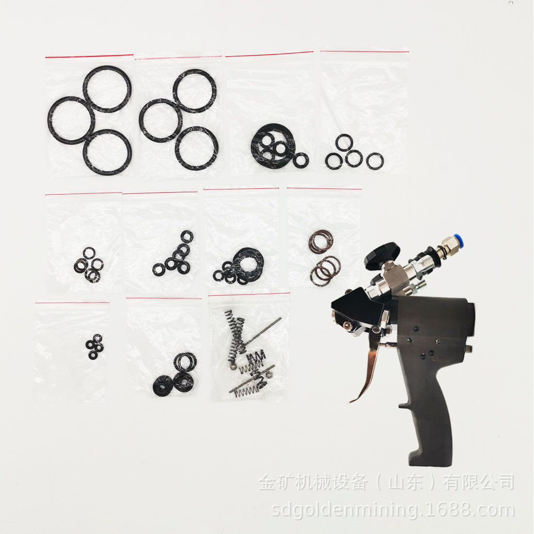 厂家现货气动三用喷枪浇筑喷涂发泡枪 双组份1:1喷涂喷涂机三用枪