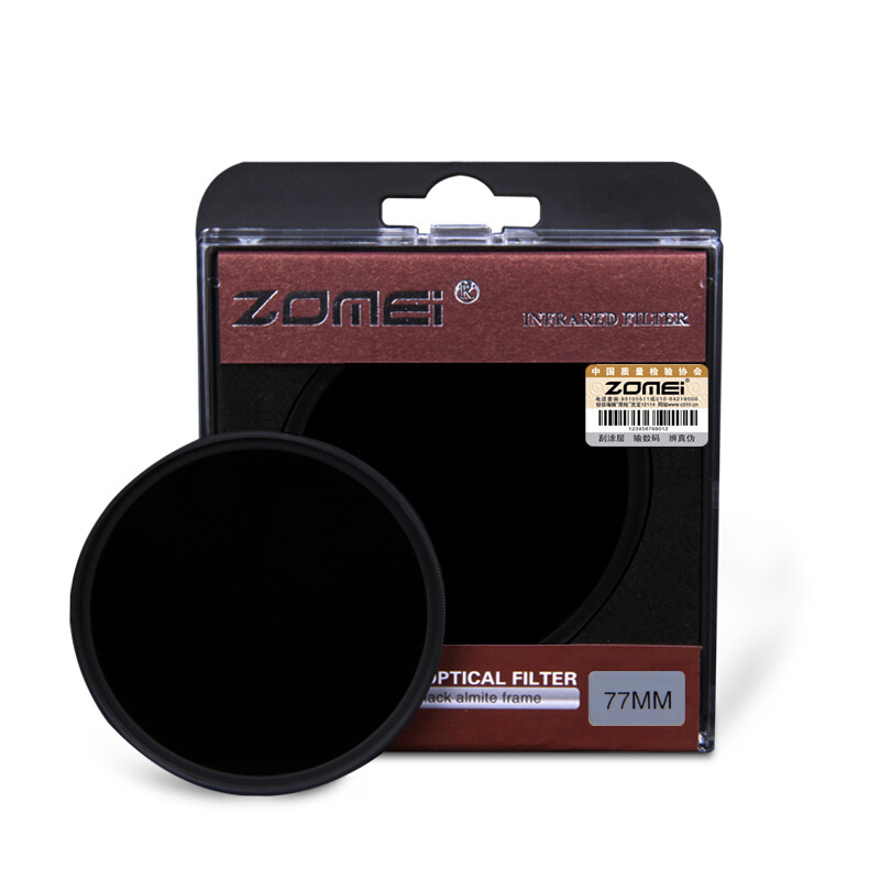 ZoMei infrared filter 720 band IR mirror infrared high lens filter visible light black and white landscape shooting mirror
