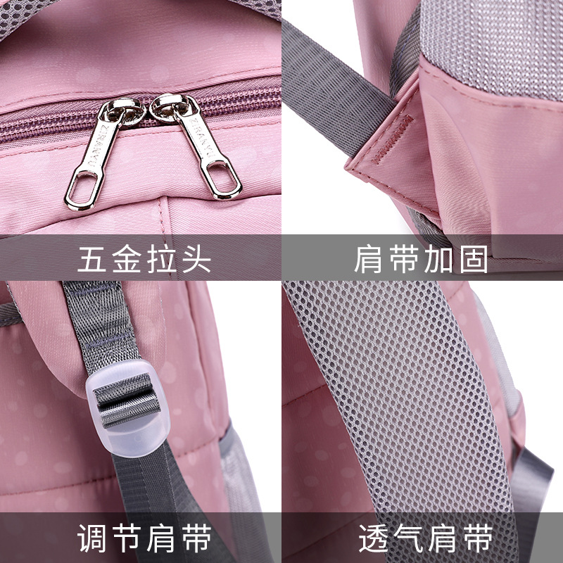 Trolley schoolbag niñas subir escaleras simple moda casual estudiante de secundaria campus estudiante de secundaria bolsa de gran capacidad