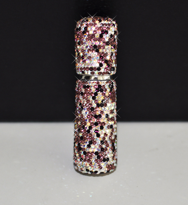 Creativo diamante incrustado perfume sub-botella pequeña botella vacía maquillaje botella de agua viaje portátil botella de spray alcohol botella de vidrio