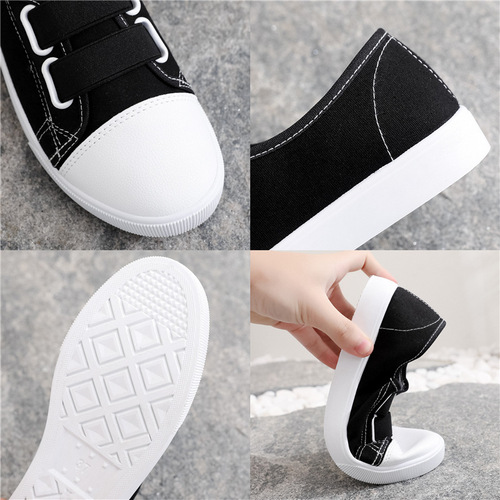 Canvas shoes women's shoes new versatile Korean version ulzzang 2024 summer and autumn student whiteboard shoes trendy shoes