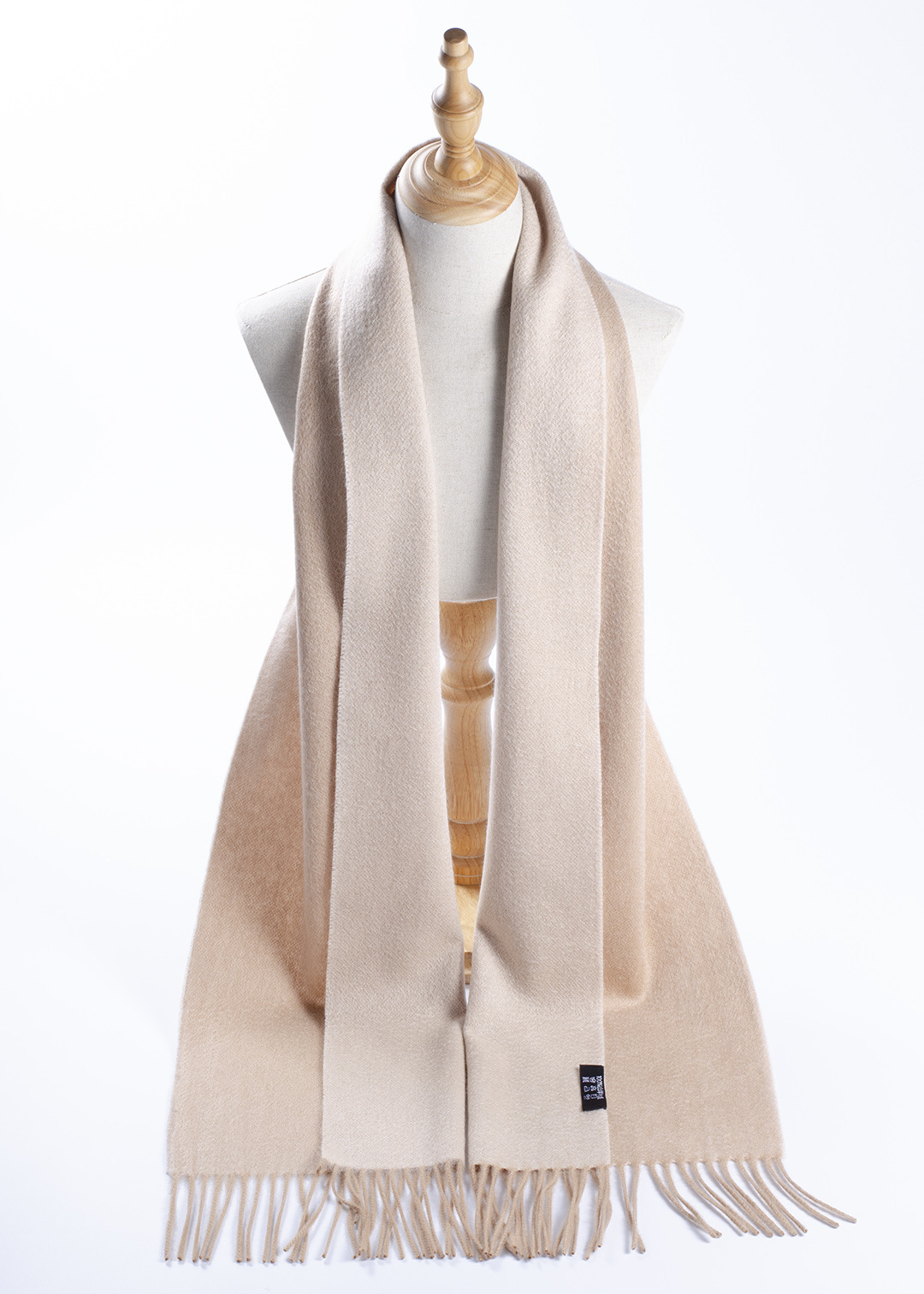 Inner Mongolia fábrica al por mayor de cachemira pura 30 bufanda ancha de dos colores falso de doble cara 35 de ancho hombres y mujeres de otoño e invierno de espesor medio