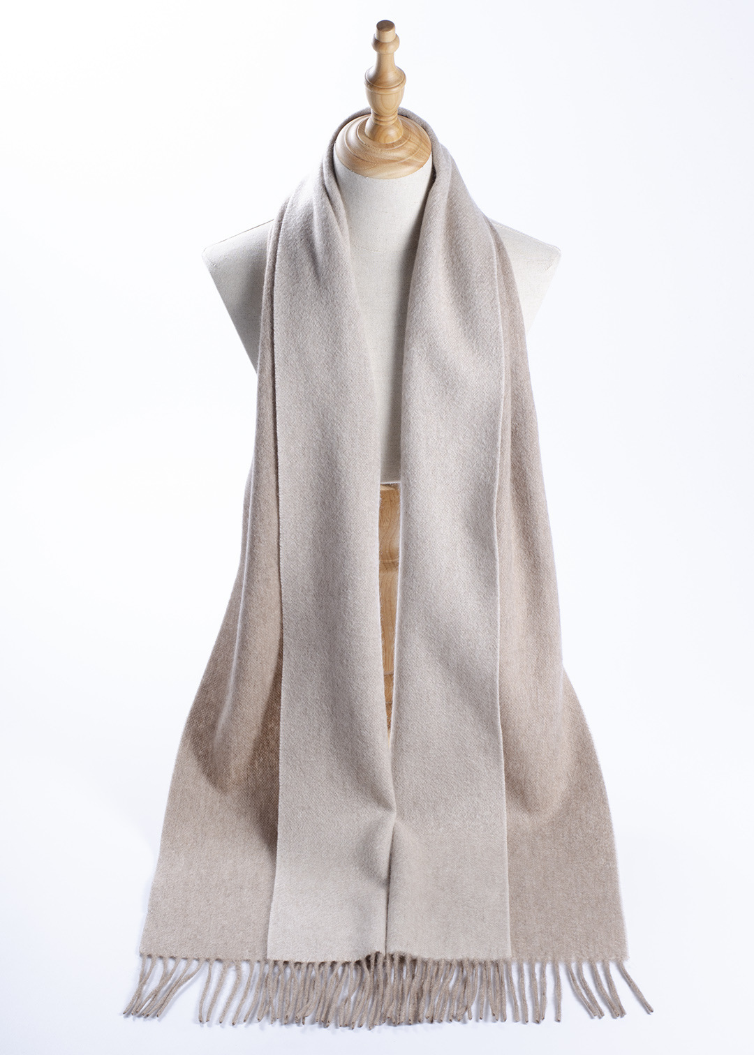 Inner Mongolia fábrica al por mayor de cachemira pura 30 bufanda ancha de dos colores falso de doble cara 35 de ancho hombres y mujeres de otoño e invierno de espesor medio