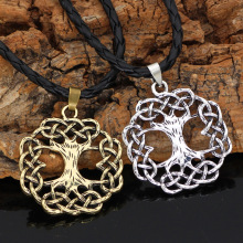 热销款北欧神话生命树男士项链吊坠批发可代发