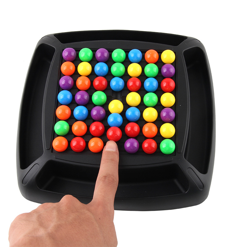 Nuevo colorido Arco Iris bola eliminación juguete feliz amor eliminación tablero batalla tablero juego juguete transfronterizo exportación