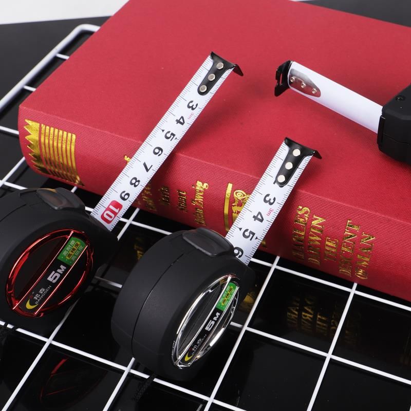 厂家批发钢卷尺3米5米7.5米10米高档耐磨加厚尺盒不锈钢磨砂尺带