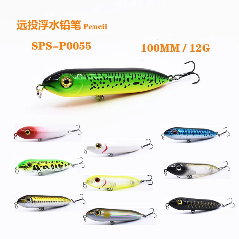 [Прямые продажи с фабрики] Luya Bait водная поверхность карандаш pencil100mm12g оптом все виды пластиковых жестких приманок