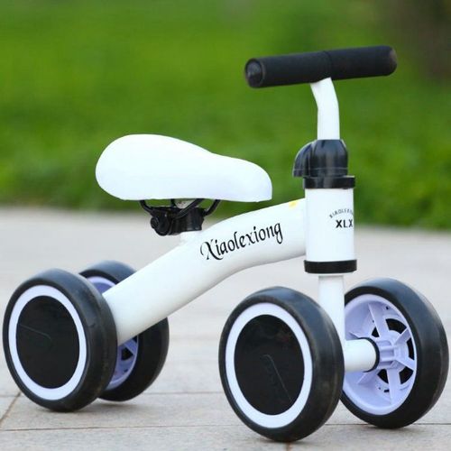 Kids Balance Bike Gift Scooter Learning Walker for 1-3 Year Olds Baby Scooter Four-Wheel Balance Bike Walking Trainer
