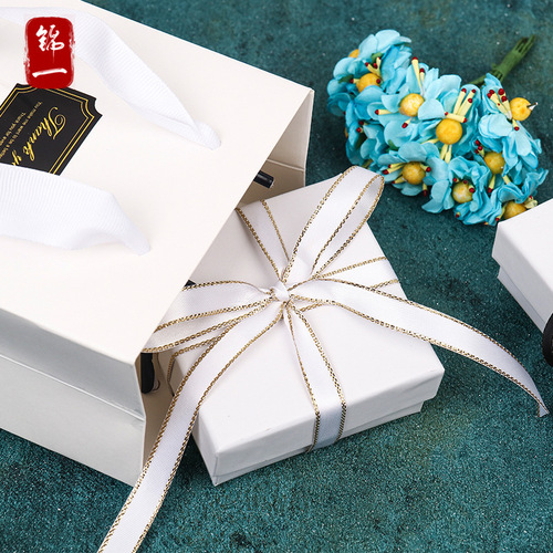 Wholesale factory pure white glossy jewelry box earring ring box accessory packaging box shoulder bag with logo available