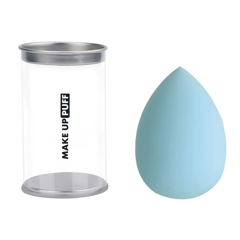 Губка для макияжа Beauty Egg, формы тыква/капля/ломаная, супермягкая, двойного назначения влажная или сухая, прозрачный флакон