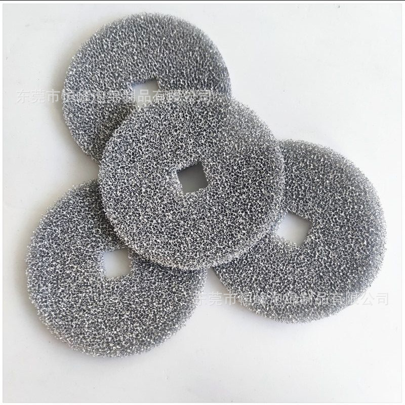 批发发泡活性炭棉光触媒冷触媒海绵活性炭海绵光触媒直径92mm
