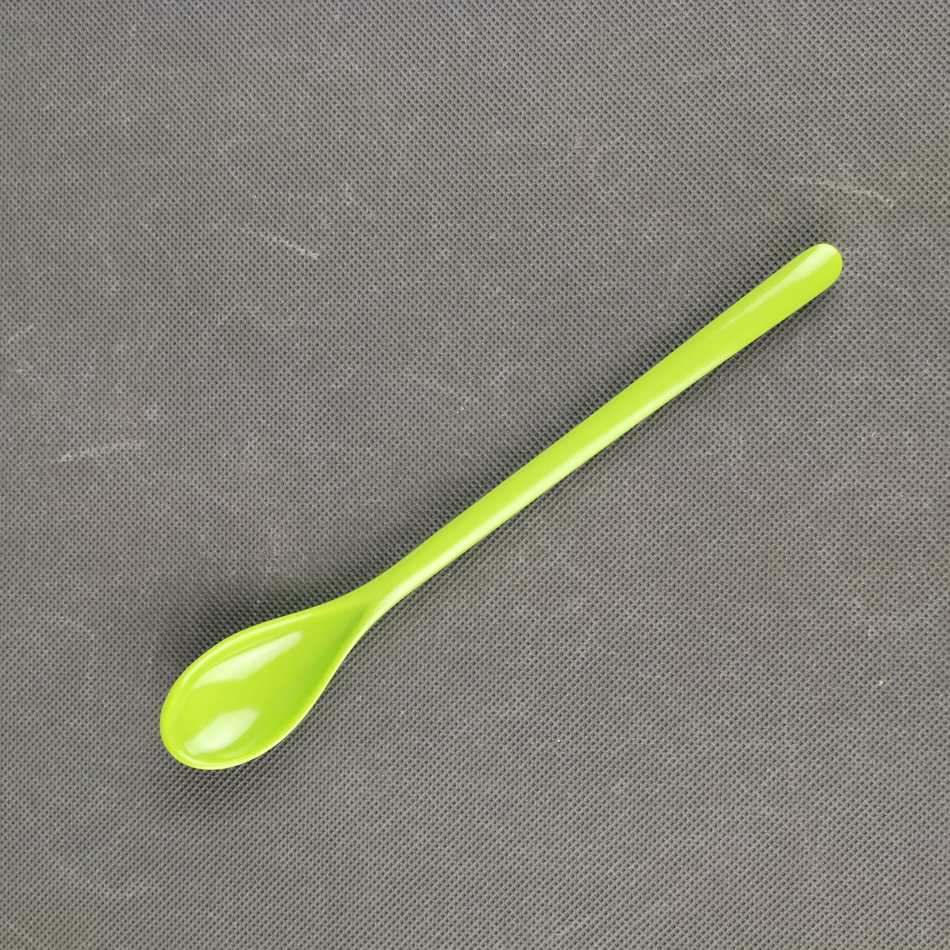 19cm transfronterizo en stock color cuchara de leche para niños cuchara de agitación de mango largo cuchara de pomada de melamina Amazon