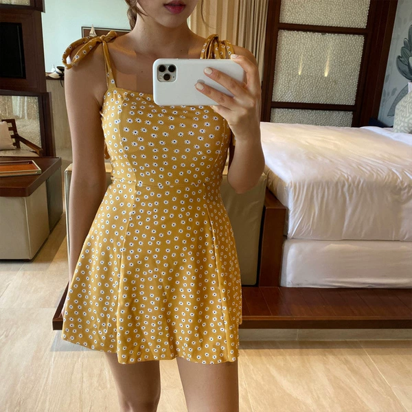 Yellow swimwear